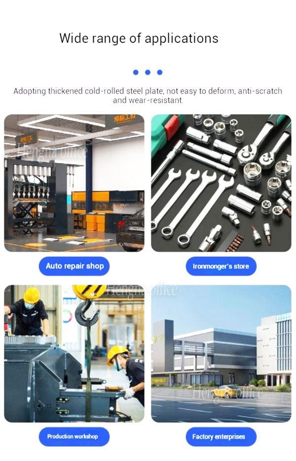 Heavy-duty workbench applications in auto repair shops and factory workshops