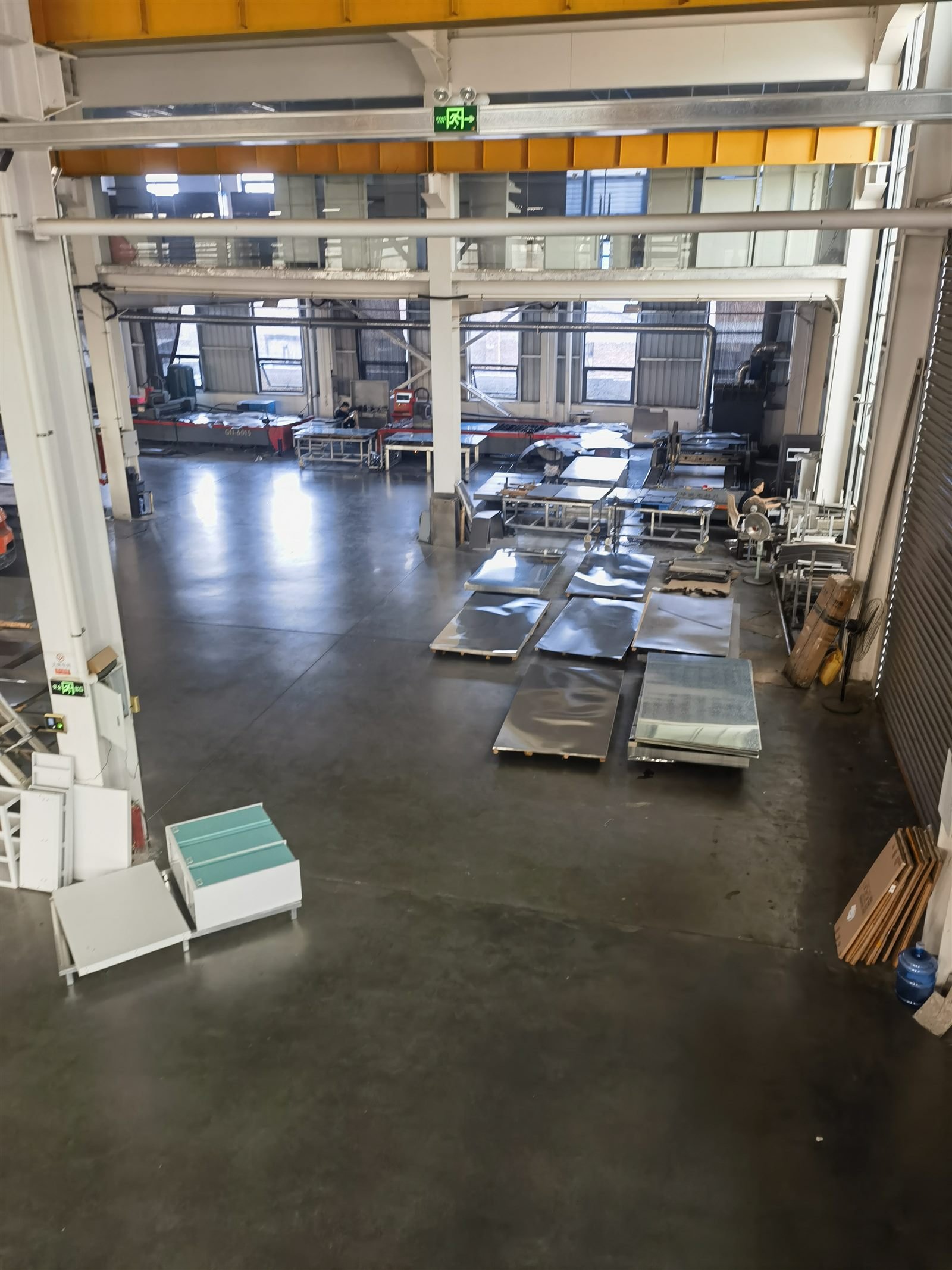 Main production aisle